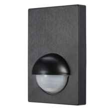 180 Degree Slim Wall / Corner PIR Motion Sensor IP44 - Black