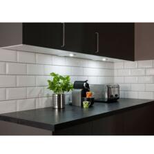 cabinet light led square 3w undershelf 3000k warm showing