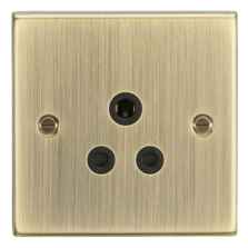 Antique Brass 5a Lighting Socket - Unswitched