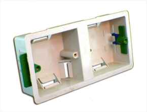 35mm Dual Accessory Plasterboard Backbox - Dual Backbox