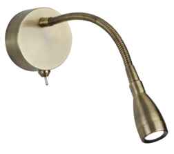 Antique Brass LED Switched Picture Light - Antique Brass