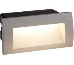Anthracite Grey Rectangle Recessed LED Wall Light - Anthracite 