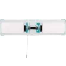 Chrome 2 Light Switched G9 Bathroom Wall Light