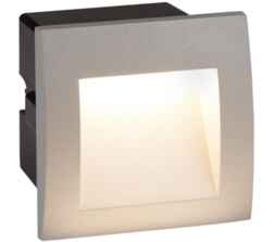 Anthracite Grey Square Recessed LED Wall Light - Anthracite 