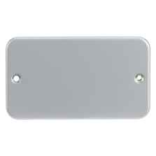 Metal Clad Blanking Plates - Double 2 Gang