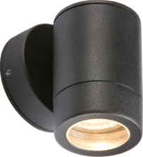 Matt Black IP65 LED Up or Down Wall Light  - Matt Black