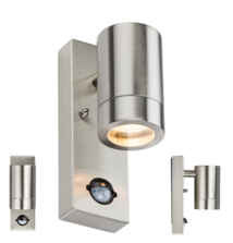 Stainless Steel Outdoor LED Wall Light with PIR Motion Sensor - WALL5LSS