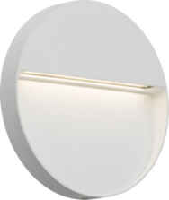 White 4W IP44 LED Round Wall/Guide Light  - LWR4W