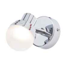 Chrome Bathroom Wall Spot Light 5W LED IP44 - 1 Light