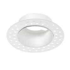 ShieldECO Trimless 4W LED Downlight Matte White - Plaster in trim accessory round