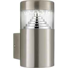 Brushed Chrome IP44 Outdoor LED Wall Light  - 7508