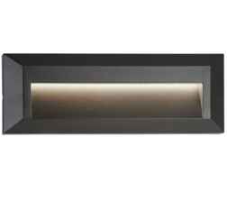 Dark Grey Outdoor LED Slot Wall Light