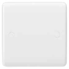White Blank Plates - 1 Gang Single