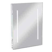 IP44 LED Rectangular Mirror with Dual Voltage Shaver Socket 390mm x 500mm - RCTM2LED