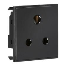 5Amp 1G Unswitched Round Socket Module
