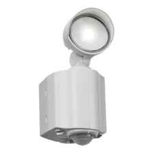 White LED IP55 Single Spot Security Light with PIR - FL8AW
