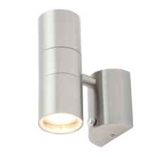 Stainless Steel Outdoor Up/Down GU10 LED Wall Light With Photocell - ZN-34022-SST