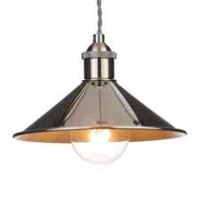 Polished Nickel Small Diner Shade - INL-33818-PNIC