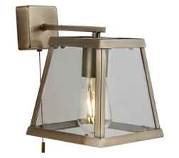 Antique Brass Wall Light With Pull switch - 4611AB
