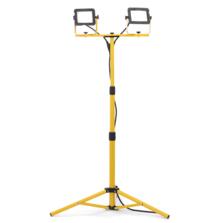 Double LED Work Site Light with Tripod 2 X 20w 240v
