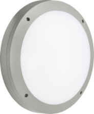 Grey LED CCT Round Outdoor Bulkhead Light - Standard