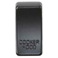 Matt Black Kitchen Appliance Grid Switch Modules - Switch Cover 'COOKER HOOD'