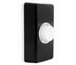 Illuminated Bell Push - Interchangeable Covers - Black and White Covers