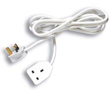 Extension Lead - 13A 1 Gang Single - White