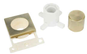 Mini Grid Antique Brass Dimmer Module Mounting Kit - Mount