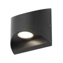 Matt Black Outdoor IP54 Up/Down LED Wall Light  - ZN-29993-BLK
