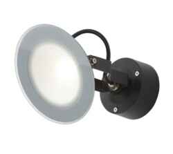 Matt Black Outdoor 12W LED COB Spot Light IP54 - ZN-35741-BLK