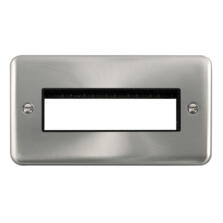 Curved Satin Chrome Build Your Own Light Switch
