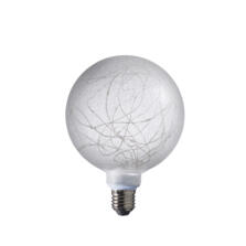Firefly Warm White LED Globe Lamp 1W E27 Edison Screw Frosted Glass - Frosted Glass