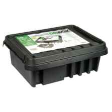 Waterproof Garden Electric Box Black IP55  - Medium