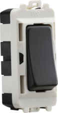 Anthracite Grey Kitchen Appliance Grid Switch Modules - Plain - Unprinted