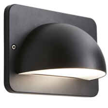 Matt Black 10w IP54 LED Outdoor Wall Guide Light - Fitting