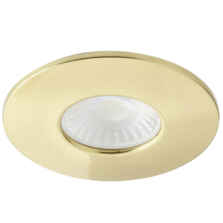 Satin Brass 8W LED Fire Rated Downlight IP65 - CCT - Fitting