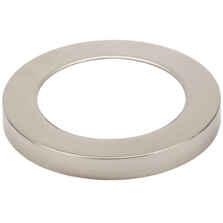 Slim LED Recessed or Surface Mounted Downlight CCT 6W - Optional Satin Nickel Bezel