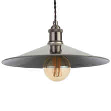 Polished Nickel Large Diner Shade - INL-33819-PNIC