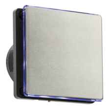 Stainless Steel LED Back Lit Extractor Fan  - With timer function
