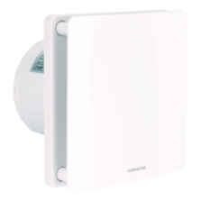 4" White Extractor Fan With Timer - 100mm