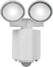 White LED IP55 Twin Spot Security Light with PIR - FL16AW