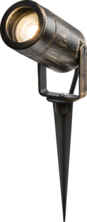 Brushed Brass GU10 IP65 Polycarbonate Ground Spike Light  - EASPK1BB