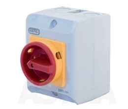 IP65 Rotary Isolator Switch -Indoor or Outdoor Use -  25A / 12.5kW Isolator Switch