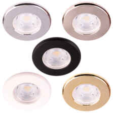 5w IP65 LED Fire Rated Downlight - 3000K Warm White Fitting