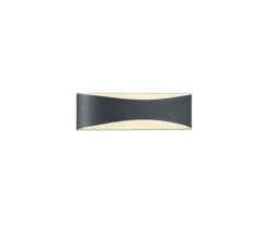 Anthracite IP65 Up & Down Outdoor Wall Light - Konda
