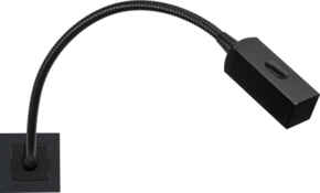 Black Modular Reading Light with Touch Dimmer
