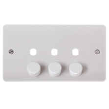 Mode Empty Dimmer Switch Plates - 3 Gang Triple
