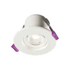 LED Fire Rated Downlight 5w IP65 - Matt White Downlight Bezel For Above