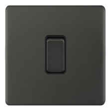 5mm Screwless Dark Bronze 20A DP Isolator Switch	 - Without Neon